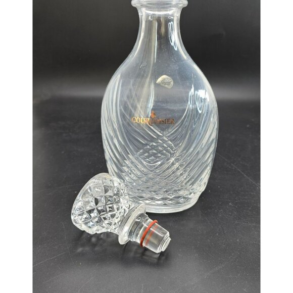 Courvoisier Crystal Decanter With Stopper Barware Cristal D'Arques JJ4090 - Picture 4 of 7